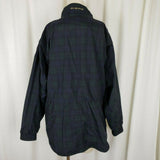 Vintage 80s Sun Mountain Tartan Scotch Plaid Rain Windbreaker Jacket Womens L