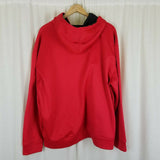 University of Utah Utes Red Logo Hoodie Sweatshirt Majestic Section 101 Mens L