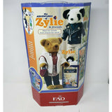 Adventures of Zylie The Bear Plush Book Set Doll FAO Schwarz Exclusive Teddy NOS