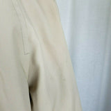 London Fog Maincoats Petites Summer Rain Trench Coat Womens 12P Placket Front