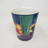 Set of 4 SANGO CAFE Americana Coffee CERAMIC MUGS CUPS #4911 Man & Woman 98