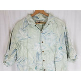 Tommy Bahama Short Sleeve Button Down Camp Polo Hawaiian Island Shirt Mens XL
