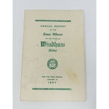Annual Report Town Officers of Windham Maine January 31 1957 Cumberland County