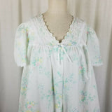 Enchantmates Miss Elaine 2 Piece Dressing Gown Robe Nightgown Womens M Vintage