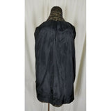 Vintage 50s Union Made Plaid Jackie O Mod MCM Woven Wool Peacoat Coat Womens L