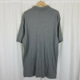 Polo Ralph Lauren Collared 1/4 Button Up Short Sleeve Shirt Mens XL Heathered