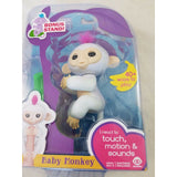Fingerlings Baby Interactive Monkey Sophie White 40 Sound Bonus Stand Finger Toy
