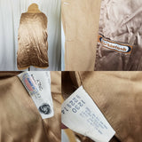 Mackintosh 90s Camel Wool Double Breasted Peacoat Car Coat Jacket Womens 14 USA