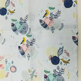 Feathers Birds Ferns Brother Sister Design Studio Fabric 1/2 yard B80-EA-PO1