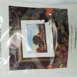 CURRIER & IVES Needlework Autumn in New England Cider Making Crewel Embroidery