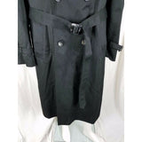 Galleon Insulated Double Breasted Trench Coat Mens 40R Removable Lining Black