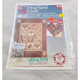 JoAnn Heartland Quilt Block of the Month January 1999 Pieces Of My Heart Sealed