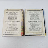 Vintage 1940s Hardcover Books Annapolis Battleship Boys Fiction Lot 2 Saalfield