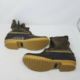 LL Bean Waxed Coated Canvas Duck Boots Maine USA Mens 11 Signature Line New