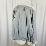 LL Bean Hooded Shearling Lined Wool Toggle Knit Sweater Jacket Cardigan Womens S