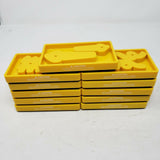 Sizzix Medium Die Cutters Lot 11 Yellow Mix Objects Garden Nature Shapes Food