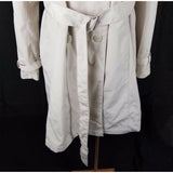 Fitz-Wright Petite Double Breasted Belted Tie All Weather Trench Coat Womens PM