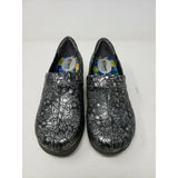 SoftWalk Grey's Anatomy Meredith Black Metallic Leather Clogs Shoes Womens 6.5 M