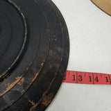 Vintage Greek Hand Made Fig Warrior Terracotta Pottery Plates Lot 3 Chariot Lg