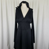 Disguise Limit Black Hooded Steampunk Ball Gown Dress Womens 6 Medieval Gothic