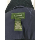 LL Bean Fleece Lined Jacket Nylon Windbreaker Full Zip Up Bomber Style Womens M