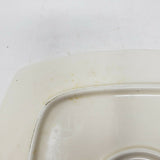 Italian Ceramics Company Laguna 11" Hand Painted Square Bamboo Plate Dinner