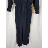 Vintage 90s Eddie Bauer Neon Insulated One Piece Winter Ski Snowsuit Womens 12P