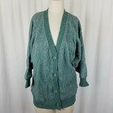 If You Fashion House Wool Blend Cardigan Sweater Womens M Vintage 3/4 Sleeve 50s