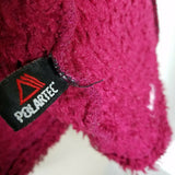 Vintage LL Bean Polartec Hi-Pile Berber Sherpa Fleece Zip Jacket Womens M Fuzzy