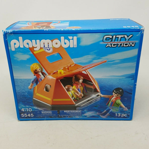 Playmobil Playset 5545 Rescue Life Raft Toy Coast Guard – Mainely Bargains