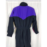 Vintage 90s Eddie Bauer Neon Insulated One Piece Winter Ski Snowsuit Womens 12P