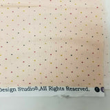 Polka Dotted Brother Sister Design Studio Fabric 1/2 yard B77-CE-P16 2017