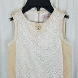 Miss Blumarine Velvet Metallic Fur Jeweled Dressy Dress Girls 8 Italy Flapper