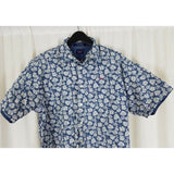 Vintage Tommy Jeans Short Sleeve Floral Print Button Down Hawaiian Shirt Mens L