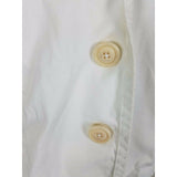 LL Bean Petites White Corduroy Button Up Fit & Flare Blazer Jacket Womens sz 16P