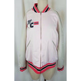 Paris Atelier & Other Stories Motel Cocktail Satin Bomber Jacket Womens 12 Pink