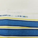 Spectrum Fabrics Spectragard Blue Striped Upholstery Fabric Vintage 1+ Yards