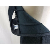 Vintage Nu Oz Bodycon Stretch Boiled Wool Look Little Black Dress Womens S USA