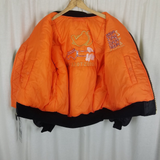 Vintage Woodstock 94 2 More Days of Peace & Music Nylon Bomber Jacket Mens XL