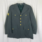 Vietnam War Era US Army Specialist 5 Rank Uniform Coat Blazer Jacket Mens sz 40S
