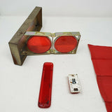 Vintage Cabco Flip Up Flare No. 995 With Flag Emergency Roadside Hexflex Safety