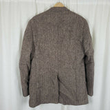 Jos. A Banks HARRIS Tweed Herringbone Blazer Wool Sport Coat Jacket Mens 42
