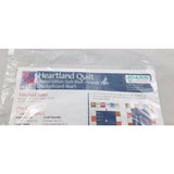 JoAnn Heartland Quilt Block of the Month March 1999 Checkerboard Heart Sealed