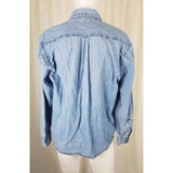 FD Sprinklers Never Forget September 11th 911 Denim Shirt 5th Anniversary Mens L