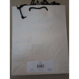 White Flower Hallmark Expressions All Occasion Gift Bag 3D Embellishments Black