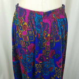 Essay Sharon Anthony Broomstick 80s Long Maxi Elastic Skirt Womens L Vintage USA