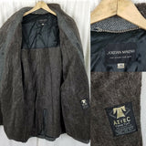 Jordan Marsh Aztec Timme Tuft Alpaca Fur Herringbone Western Peacoat Mens 42 L