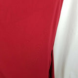 Tahari Petites Red Maxi Fitted Slinky Sexy Beaded Dress Womens 12P 80s Vintage