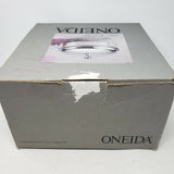 Oneida 2qt Silver Plate Juilliard Covered Round Baker With Ovenware Glass Liner