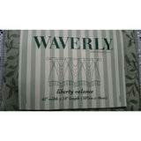 NOS Waverly Home Fashions Richmond Sage Liberty Valance 42" x 18" Pleated Tabs